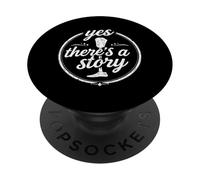 Sí, Hay una Historia Amputación Divertida Amputación de sobreviviente de Pierna PopSockets PopGrip Adhesivo