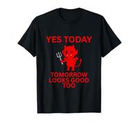 Si Hoy Satanás. Camiseta