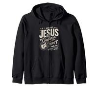 Si Involucra a Jesus Guitars Cuéntame En Guitarrista Christian Sudadera con Capucha