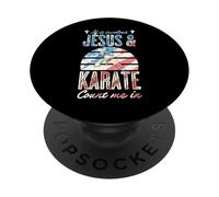 Si Involucra a Jesús y Karate, cuente Conmigo en PopSockets PopGrip Adhesivo