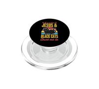 Si Involucra a Jesús y los Gatos Negros cuente Conmigo PopSockets PopGrip para MagSafe