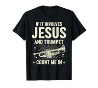 Si Involucra a Jesús Y Trompeta Cuéntame En Camiseta