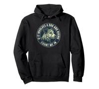 Si Involucra a un Perro y Senderismo Cuenta Conmigo Sudadera con Capucha