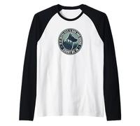 Si Involucra a un Perro y Senderismo cuente Conmigo | Senderismo Divertido Camiseta Manga Raglan