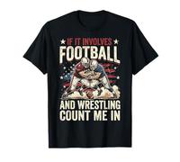 Si Involucra fútbol y Lucha Libre cuéntame en Luchador Camiseta