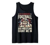 Si Involucra fútbol y Lucha Libre cuéntame en Luchador Camiseta sin Mangas