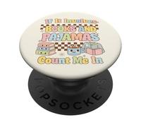 Si Involucra Libros y Pijamas, Cuenta Conmigo, Lectura de Libros PopSockets PopGrip Adhesivo