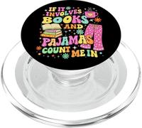 Si Involucra Libros y Pijamas, Cuenta Conmigo, Lectura de Libros PopSockets PopGrip para MagSafe