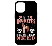 Si Involucra Perros y Caballos Cuenta Conmigo Carcasa para iPhone 12/12 Pro
