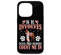 Si Involucra Perros y Caballos Cuenta Conmigo Carcasa para iPhone 13 Pro