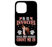 Si Involucra Perros y Caballos Cuenta Conmigo Carcasa para iPhone 13 Pro MAX