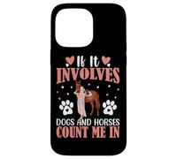 Si Involucra Perros y Caballos Cuenta Conmigo Carcasa para iPhone 14 Pro MAX