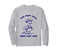 ¡Sí, ja! ¡Solo Necesitas tu último Haw, Funny Cowboy! Manga Larga