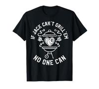 Si Jack Can't Grill'em Nadie Puede Nombre Jack BBQ Camiseta