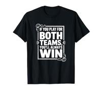 Si juegas para Ambos Equipos, Siempre ganarás - Bi Pride Camiseta
