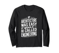 Si la Arquitectura Fuera fácil sería ingeniería Manga Larga