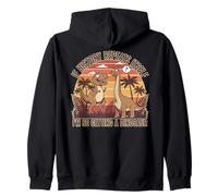 Si la Historia se Repite, Estoy Haciendo Que un Dinosaurio Sea Divertido Sudadera con Capucha