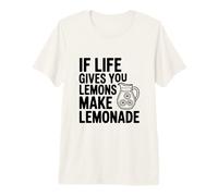 Si la Vida te da Limones Hacer Limonada Cita Motivacional Camiseta Premium