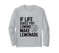 Si la Vida te da Limones Hacer Limonada Cita Motivacional Manga Larga