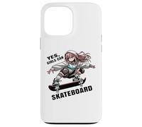 Sí, las niñas pueden patinar: empoderando a la chica patinadora Carcasa para iPhone 13 Pro Max