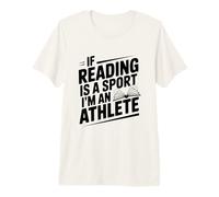 Si Leer es un Deporte, Soy un Atleta, Cita Divertida Camiseta Premium