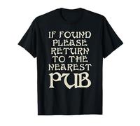 Si lo encuentran, regrese al pub más cercano - Fun Pub Crawl Camiseta