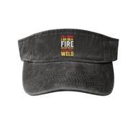 Sí, Lo Sé, Estoy En Llamas, Déjame Terminar Esta Soldadura. Visera Sombrero Sombrero Abierto Ajustable Transpirable Visera Deportiva para Playa Correr Tenis