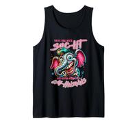 Si me buscas Estoy al Borde de la Locura - Elefante Camiseta sin Mangas