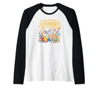 Si Me Das Estudiante Los Amaré Maestro Camiseta Manga Raglan