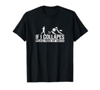 Si me derrumbe, por Favor, Pausa la cotización de mi Reloj Camiseta gráfica económica