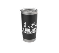Si me derrumbe, por favor, pausa la cotización de mi reloj Vaso térmico de acero inoxidable de doble pared
