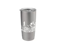 Si me derrumbe, por favor, pausa la cotización de mi reloj Vaso térmico de acero inoxidable de doble pared