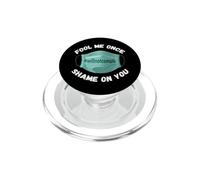 Si me engañas una Vez, no cumpliré con Las mascarillas, no más máscaras PopSockets PopGrip para MagSafe
