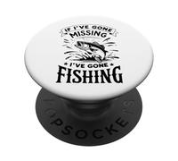 Si me he perdido me he ido a pescar Disfrutar PopSockets PopGrip Adhesivo