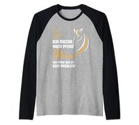 Sí me huele a Caballo, no Creo Que Esto es un Problema. Camiseta Manga Raglan