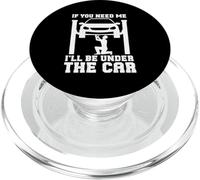 Si me necesitas, estaré debajo del chico mecánico del coche del garaje PopSockets PopGrip para MagSafe