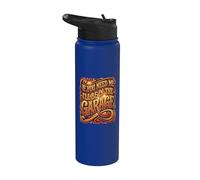 Si me necesitas, estaré en el garaje Mecánico del Día del Padre Stainless Steel Insulated Water Bottle
