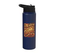 Si me necesitas, estaré en el garaje Mecánico del Día del Padre Stainless Steel Insulated Water Bottle