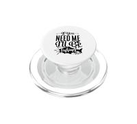 Si me Necesitas, estaré pescando, Divertido Pescador PopSockets PopGrip para MagSafe