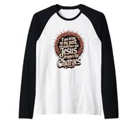Si mencionas mi Pasado, Jesús retiró los Cargos (Faith Quot) Camiseta Manga Raglan