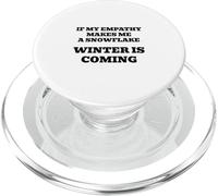 Si mi empatía me Hace un Copo de Nieve, ¡se va a Enfriar! PopSockets PopGrip para MagSafe