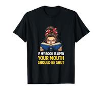 Si mi Libro está Abierto Funny Reader Camiseta