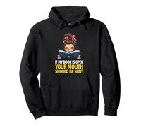 Si mi Libro está Abierto Funny Reader Sudadera con Capucha