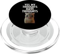 Sí, mis Pensamientos Tienen Pensamientos TDAH Neurodiversidad Gato Divertido PopSockets PopGrip para MagSafe