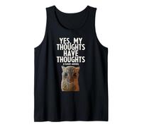 Sí, mis Pensamientos Tienen Pensamientos Tengo TDAH Divertido Camiseta sin Mangas
