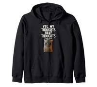 Sí, mis Pensamientos Tienen Pensamientos Tengo TDAH Divertido Sudadera con Capucha
