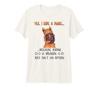 Sí, monto una yegua Porque Montar un dragón no es una opción Camiseta Premium