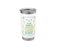 Si muero asfixiándome con un osito de gomita, díselo a todos Vaso térmico de acero inoxidable de doble pared
