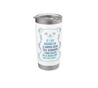 Si muero asfixiándome con un osito de gomita, díselo a todos Vaso térmico de acero inoxidable de doble pared