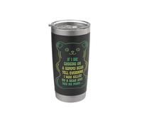 Si muero asfixiándome con un osito de gomita, díselo a todos Vaso térmico de acero inoxidable de doble pared